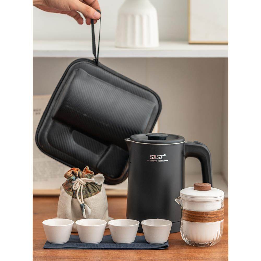 便携式包旅行茶具一壶三杯快客杯功夫茶具自带烧水壶新能源好伴侣,餐饮具,旅行茶具,淘宝优惠券,粉丝福利购,淘宝优惠卷