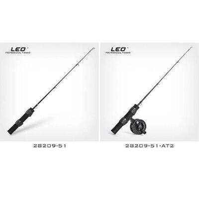 LEO 51cm Fishing Rod Reel Combo Fiberglass Fishing Pole