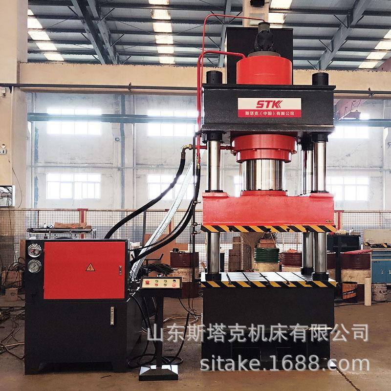 500T刹车片油压机参数吨数定制四柱液压机陶瓷粉末成型液压机