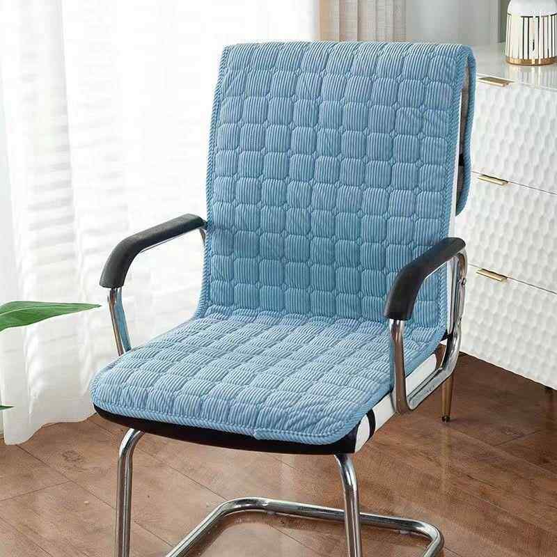 四季款久坐办公室椅垫坐垫靠垫一体冰丝电脑坐垫椅子套加厚餐椅垫