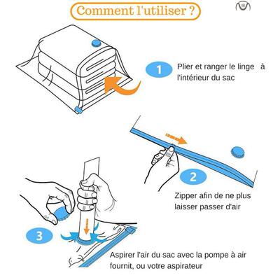 Vacuum Bag Foldable Compressed Storage Bag Seal Bags