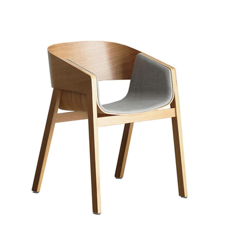 正品北实木餐椅设欧计师创靠意背扶手椅现代简奶茶店咖啡餐厅约椅