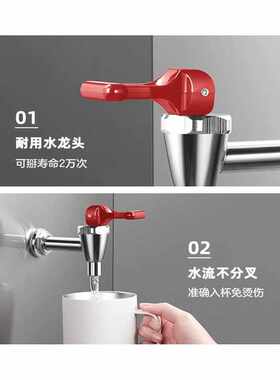 商用热水器大容量全自动开水器桶箱炉工厂电烧水器带底座开水机