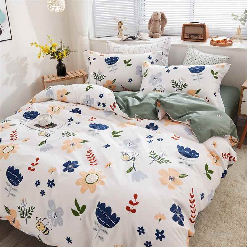 高档宜眠正品棉床上四件套1.8x2.2 2x2.全被3 2.2x2.4纯棉套4件米