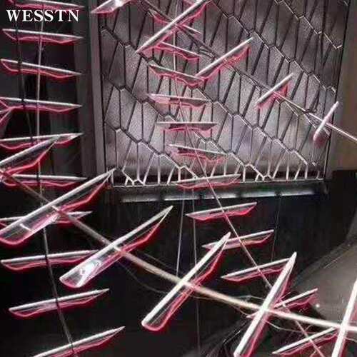 异形跑马吊灯酒店大堂吧台酒吧KTV展厅创意婚庆LED氛围灯装饰