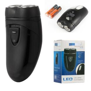 2188电动剃须刀 双头干电池刮胡刀胡须刀多功能剃须刀礼品