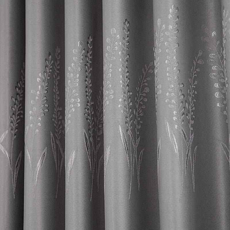 2024款简约时尚高档提花落地窗帘客厅房间遮光豪华成品定制半截帘