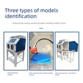 高效除锈喷砂机小型手动9080型高压除锈抛光翻新模具去氧化皮
