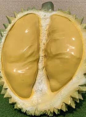 定制玻璃纤维大型榴莲雕塑饰品水果菠萝蜜模型人造猫山王榴莲饰品