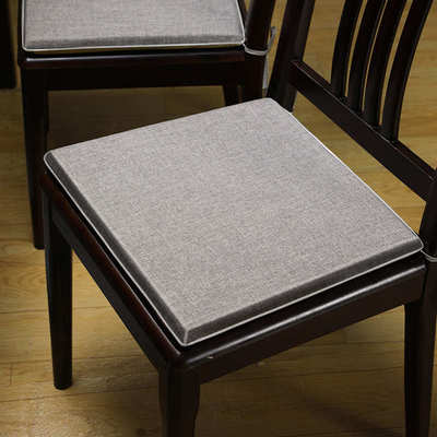 新中式餐桌椅子垫子高档梯形餐椅垫坐垫防滑红木凳子垫子家用座垫