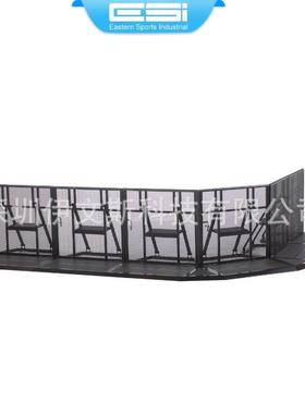 防爆围栏活动围栏黑色烤漆演唱会防暴栏防爆铁马防暴栏门