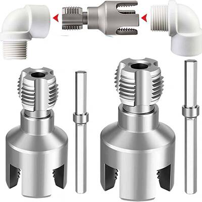 3-in-1 Steel Pipe Threader Tool Kit Heavy-Duty Cutting Tool