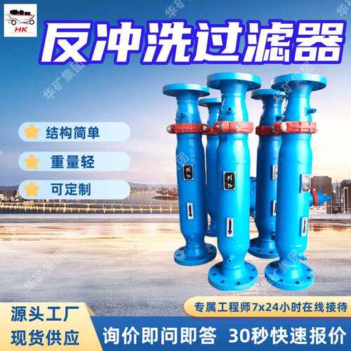 ZLF127（A）反冲洗过滤器经久耐用反冲洗过滤器寿命长反冲洗过