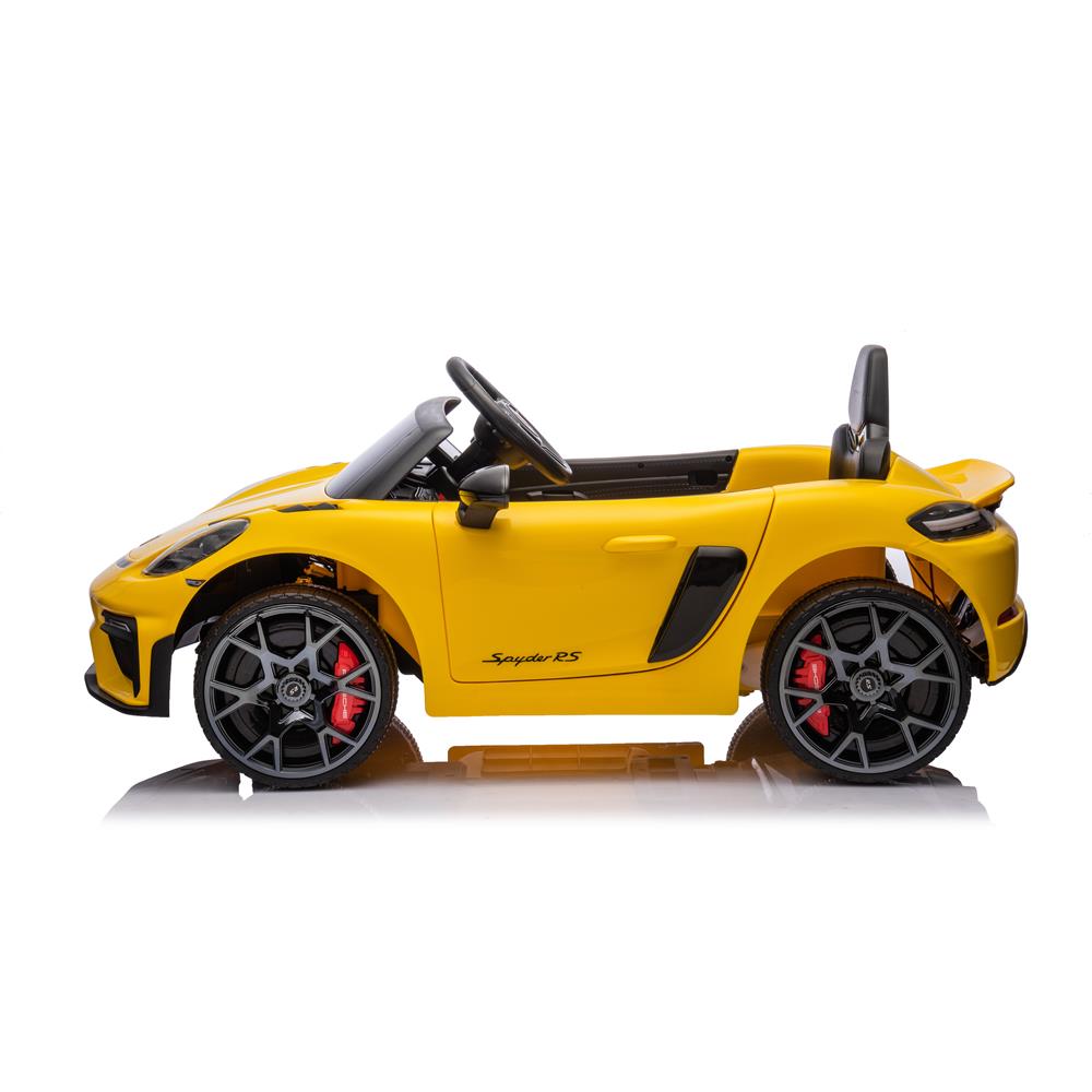 高档保时捷Spyder 动rs儿童电车宝宝遥车控汽四玩具车轮越野汽车