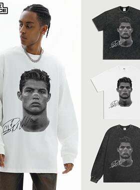 Big Head Ronaldo T-Shirt Vintage Tee Unisex Soccer Shirt