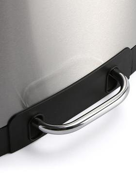 家用创圾意厨房30543酒店欧钢式不房间锈脚踏垃桶大号钢桶