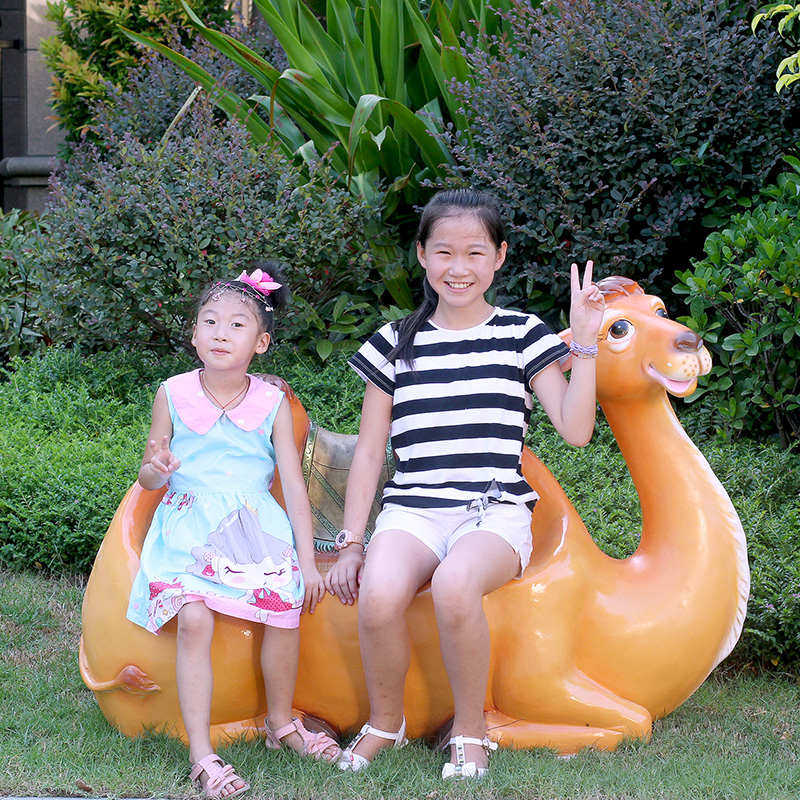 户外卡通动物玻璃钢坐凳雕塑公园幼儿园商场座椅摆件花园庭院装饰,家居饰品,户外/庭院摆件,淘宝优惠券,粉丝福利购,淘宝优惠卷