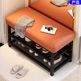 柜坐凳一体软包坐垫鞋 换鞋 凳进门凳入户鞋 凳家用门口可坐式 架 穿鞋