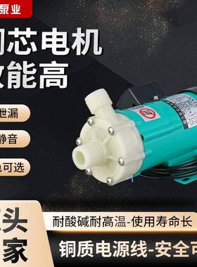 厂家现货mp-30rxm耐酸碱磁力泵化工药物卧式微型工程塑料驱动循环