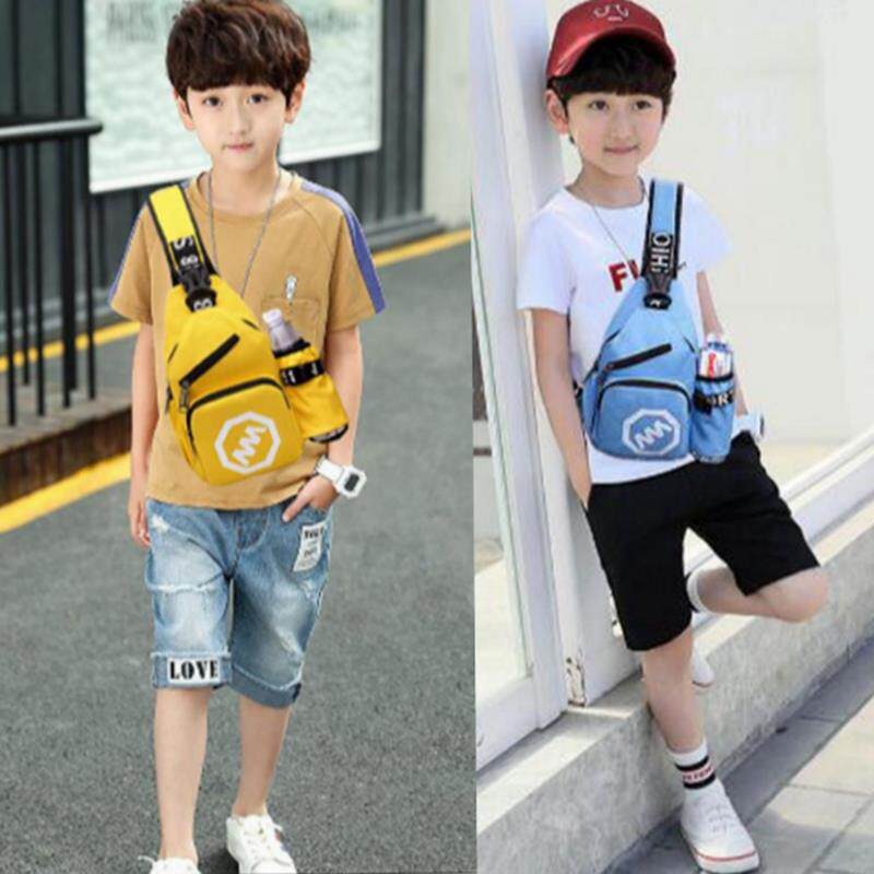 儿童斜挎小包包潮男童帅气潮流2021新款中大童小女孩时尚韩版胸包
