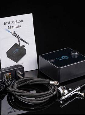 T600K喷笔气泵无极调速显示屏增湿度感应器迷你气泵喷笔厂家