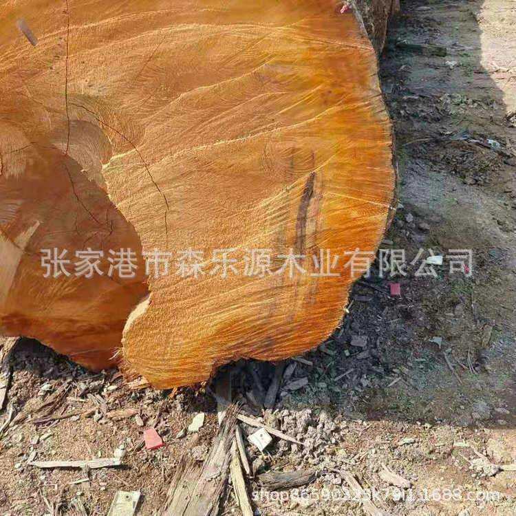 新中式整块原木金丝楠木水波纹大板实木大板茶桌餐非洲楠木木材