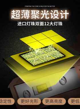 V18汽车led大灯H4H7H119005超亮大功率一体化汽车大灯led车灯
