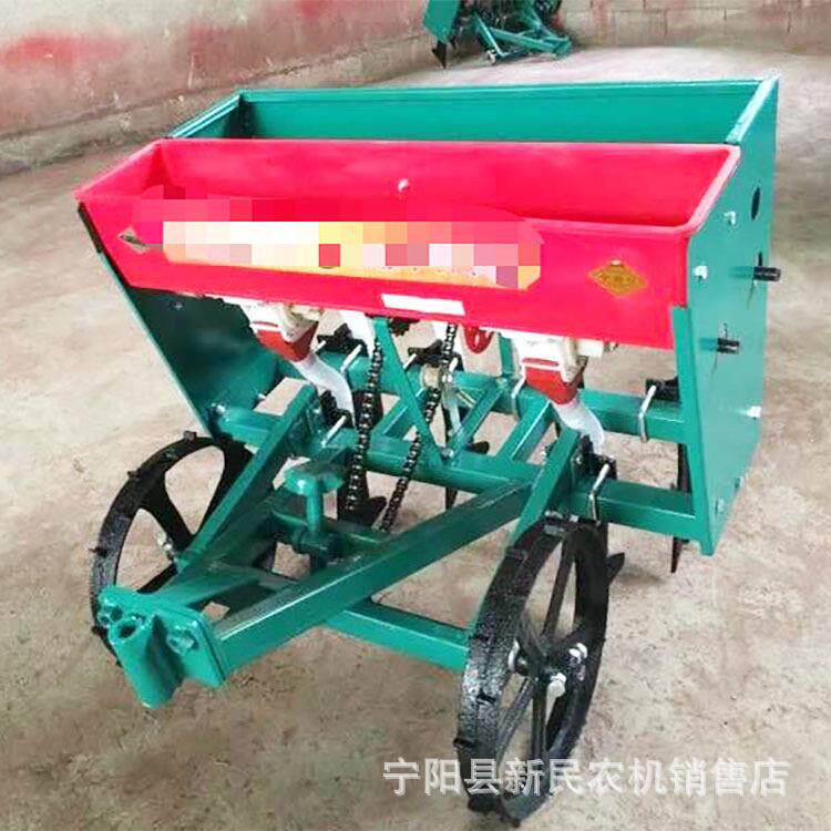 45行小麦种肥同播一体机有施肥箱一次完成开沟播种施肥覆盖一体机