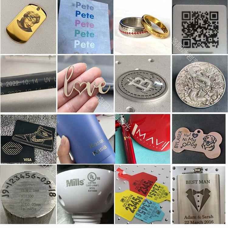 打激光字标机属首饰金ETP铭牌打标日刻期激光打码打标机跨境出口图片