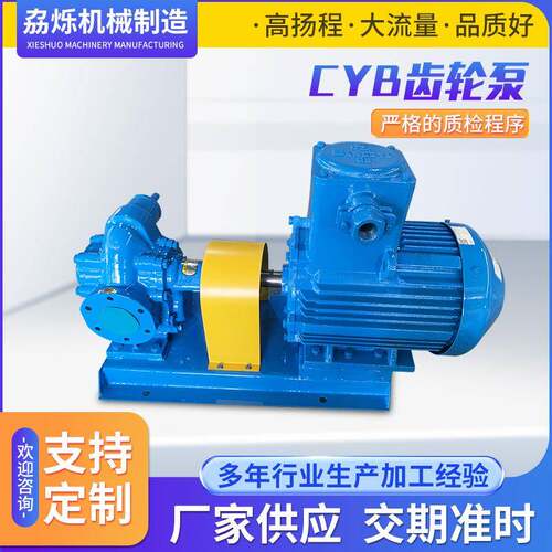 CYB齿轮泵油泵重油泵各种润滑油泵齿轮泵