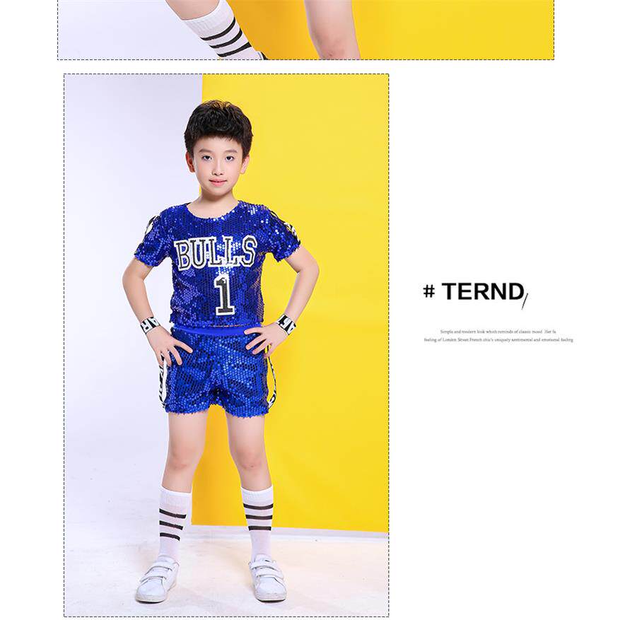 正品儿童爵演舞出服装女童哈街舞套装幼儿士啦啦队服健美操表演嘻