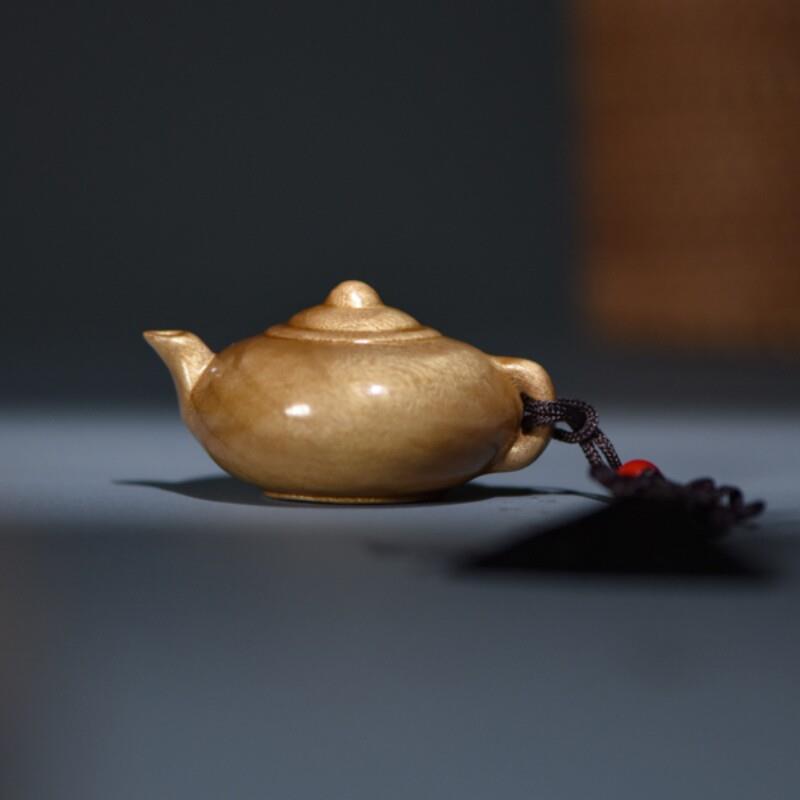 金丝楠木随身手把件把把壶中式高端木雕文玩把玩件摆件把把胡男士