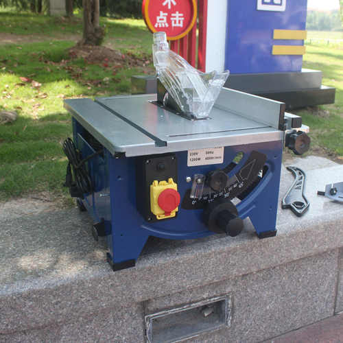 木工家用8寸小台锯 多功能小型台式切割机裁板机45度角度切割台锯