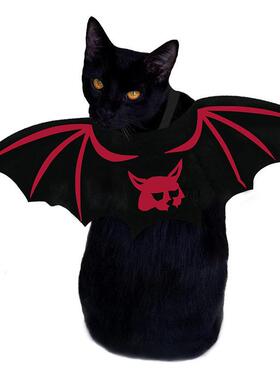 Cute Halloween Cat Costume Small Pet Cat Bat Wings Halloween