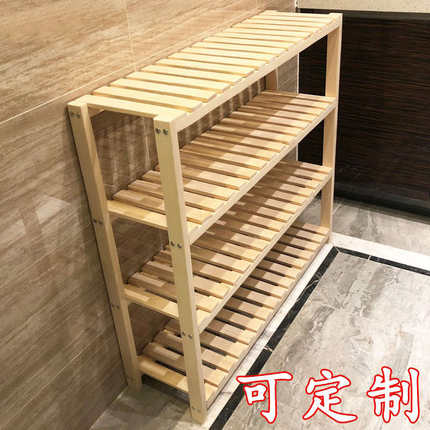 木头架子置物架多层实木多功能收纳架木架定制定做家用厨房置物架