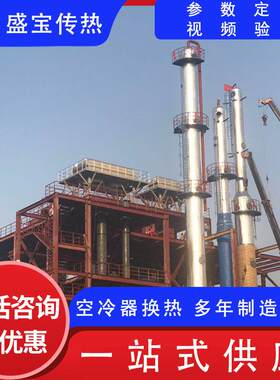 空冷器合成氨装置复合式缠绕式翅片换热冷凝空气冷却器风扇