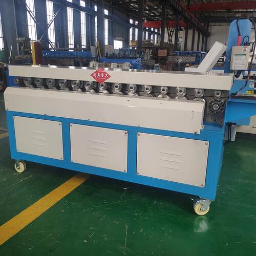 厂家直销数控风管三线全自动矩形通风管道下料机生产成型设备