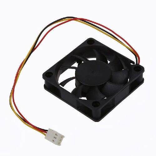 2X CPU Fan Radiator Fan 60 X 60 Mm Box Computer - Black