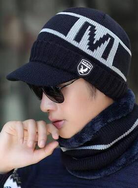 帽子连体套头蒙面一体加厚帽子