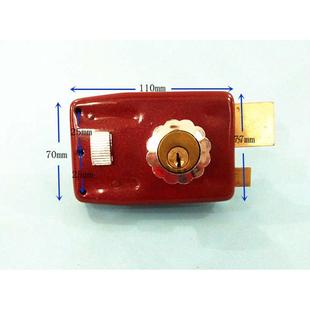 车库门锁防盗门锁8911锁长芯锁短芯锁舌头可调双保险宿舍锁