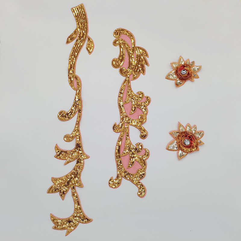 网纱线条组合亮片立体绣花刺绣花朵布贴贴花舞台表演服饰装饰辅料,居家布艺,布贴,淘宝优惠券,粉丝福利购,淘宝优惠卷