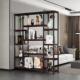 客厅多层置物架落地博古架简约隔断阳台书架花架花盆办公展示架