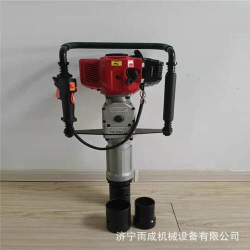 便携式防汛抢险河道加固手持式打桩机 小型打桩机 二冲程植桩机