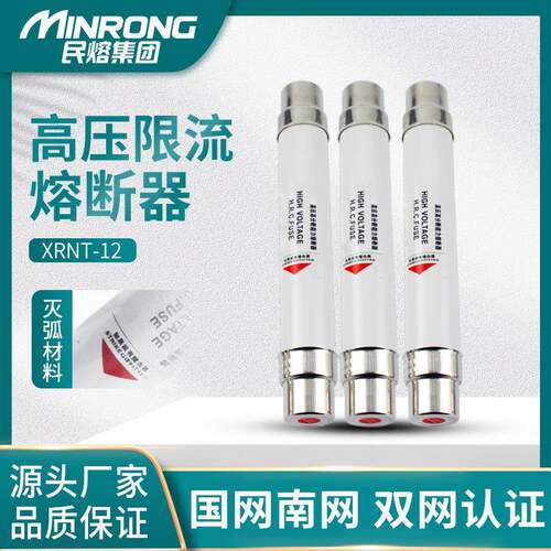 高压限流熔断器成套箱变保险管丝XRNT-10/12KV高分断能力PT风电用