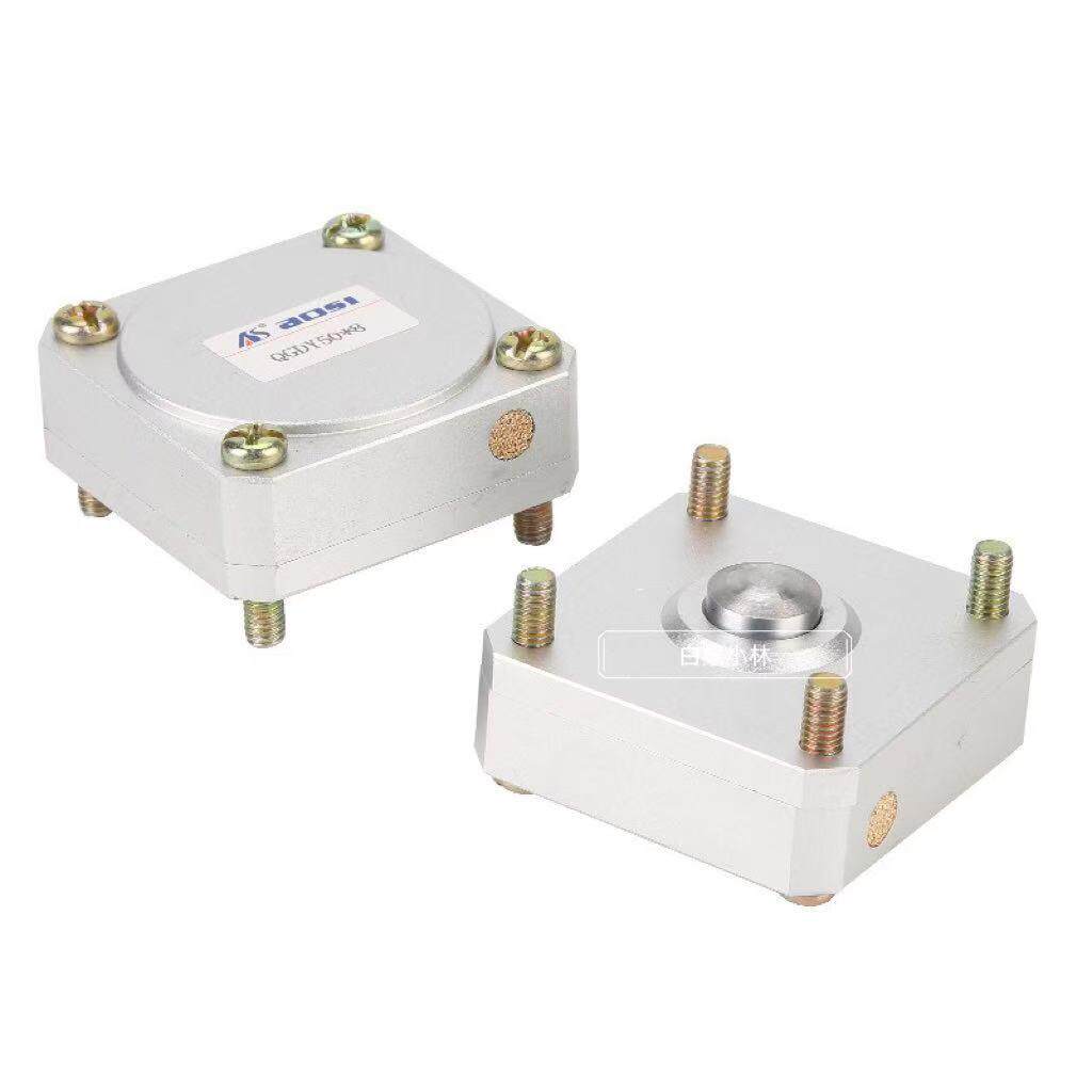 奥斯QGDY50x8薄型非标方形气缸进口密封耐磨不漏气铜质滤片防气冲