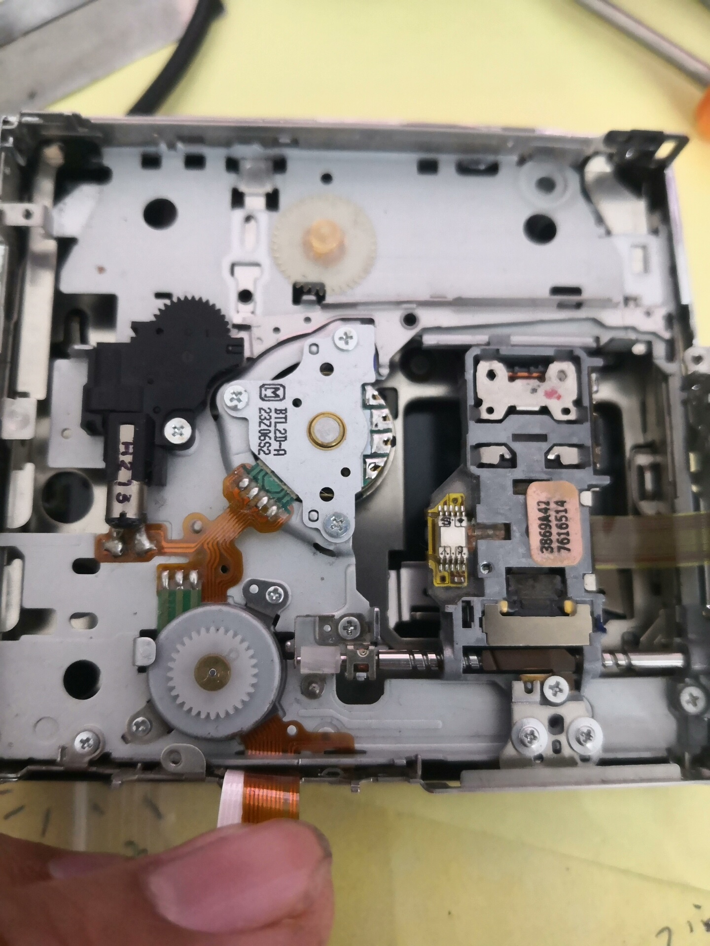 샤프 MD 플레이어용 리드 가이드 기어 DR77 (신품) 5