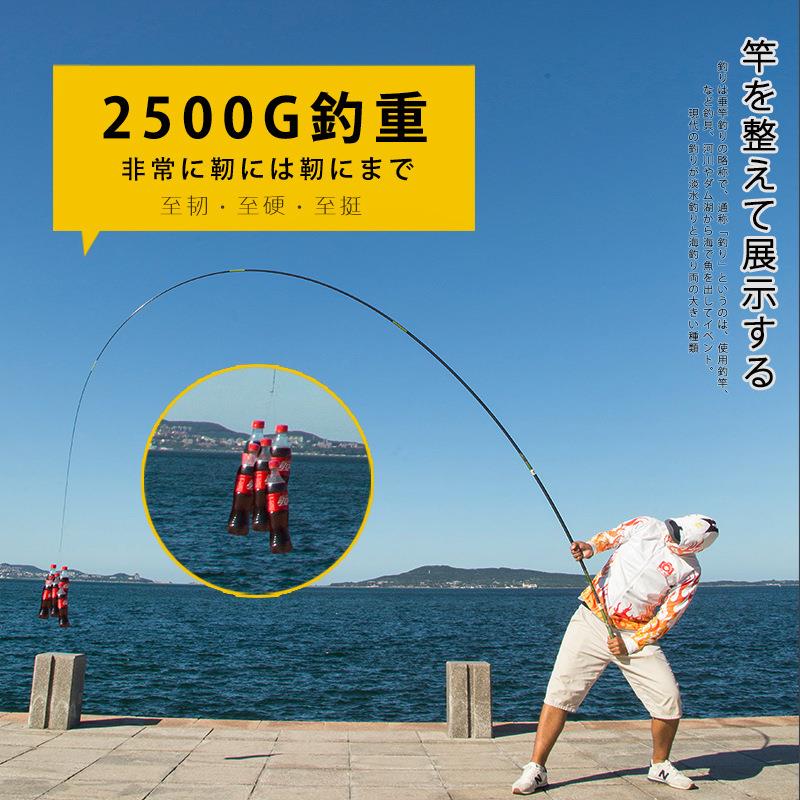 新款直销宝飞龙鱼竿祥瑞 驭潮5.4 5.7米台钓28调超轻硬大物鲤鱼竞