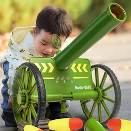 儿童火箭发射筒玩具软弹rpg迫击炮，大炮男孩6岁以上导弹发射车