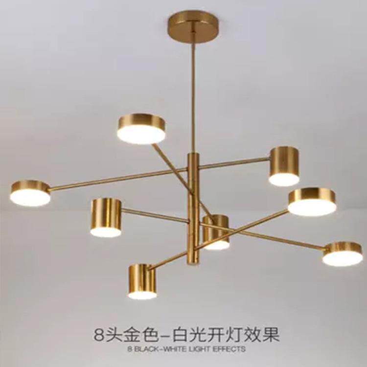 客厅简约现代铁艺吊灯 大气家用餐厅创意个性北欧卧室灯造型灯饰