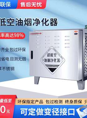 低空排放油烟净化器商用饭店专用一体机除味除油烟机厨房高效净化